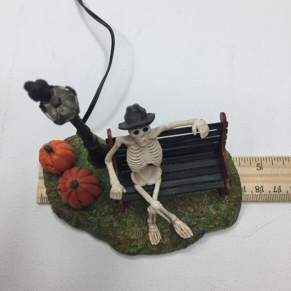 Halloween Village Accessories Resting My Bones Skeleton 56.53146 Department 56 - Picture 10 of 13